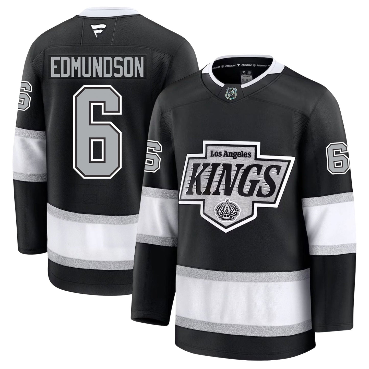 Joel Edmundson Los Angeles Kings Fanatics Premium Home Jersey