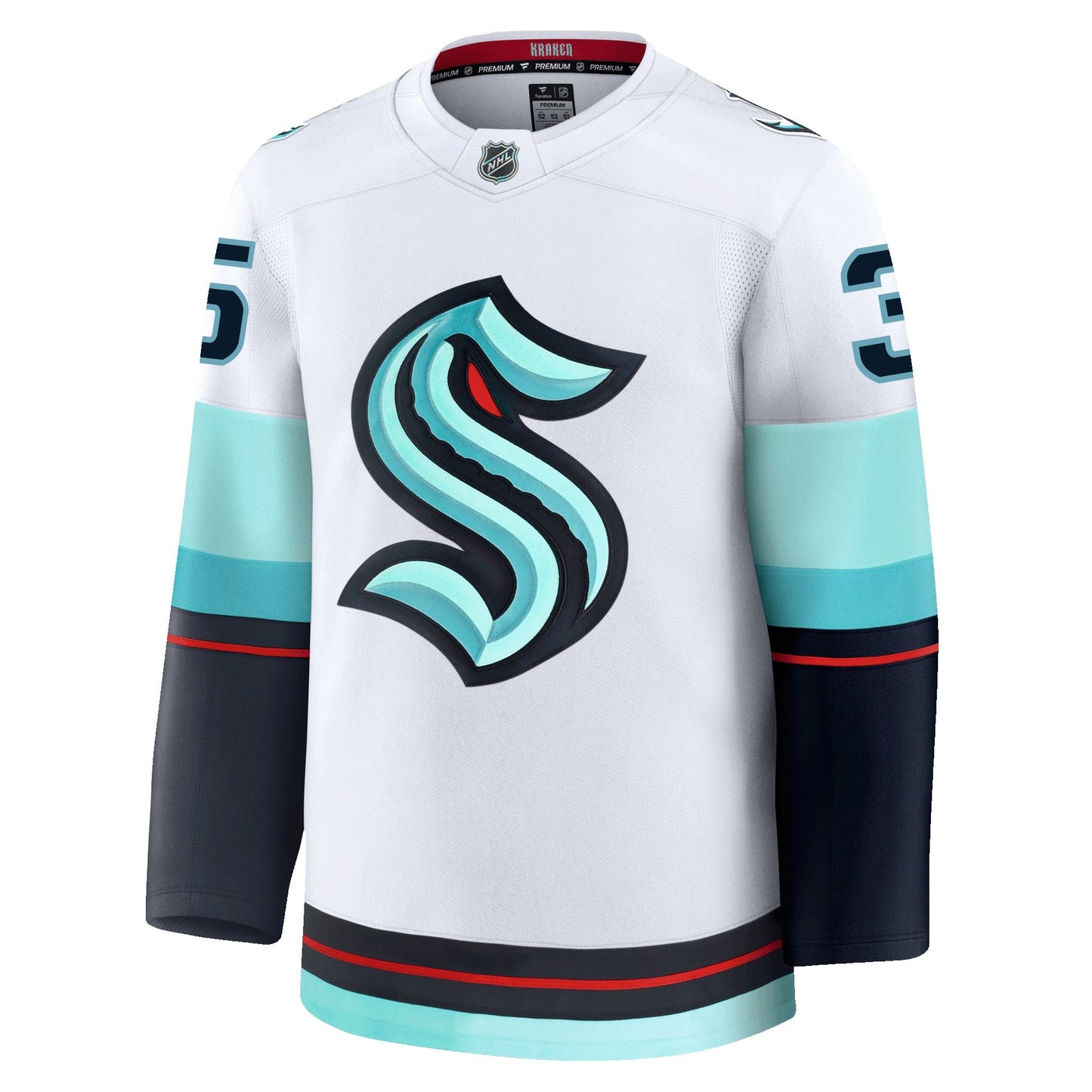 Joey Daccord Seattle Kraken Fanatics Premium Away Jersey