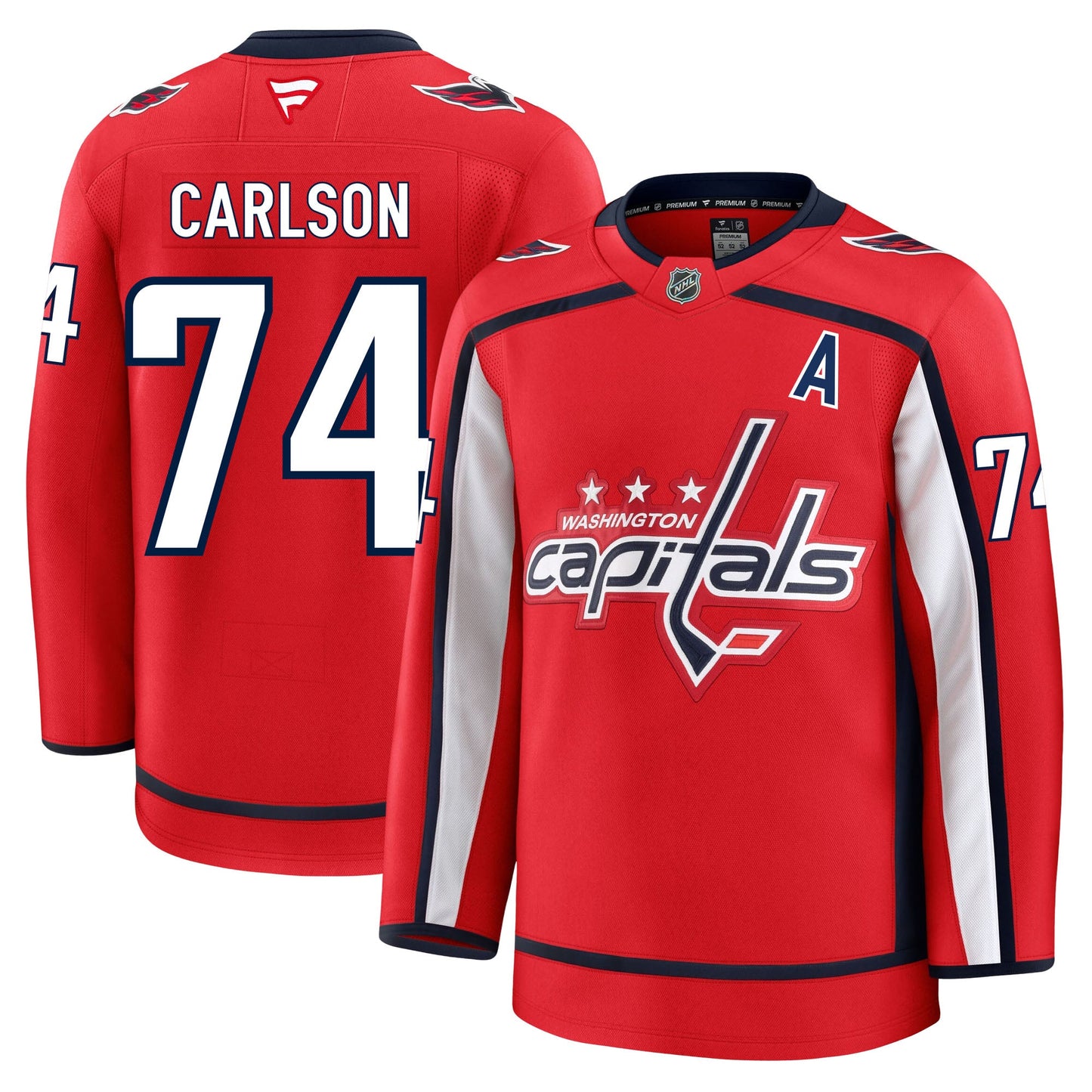 John Carlson Washington Capitals Fanatics Premium Home Jersey