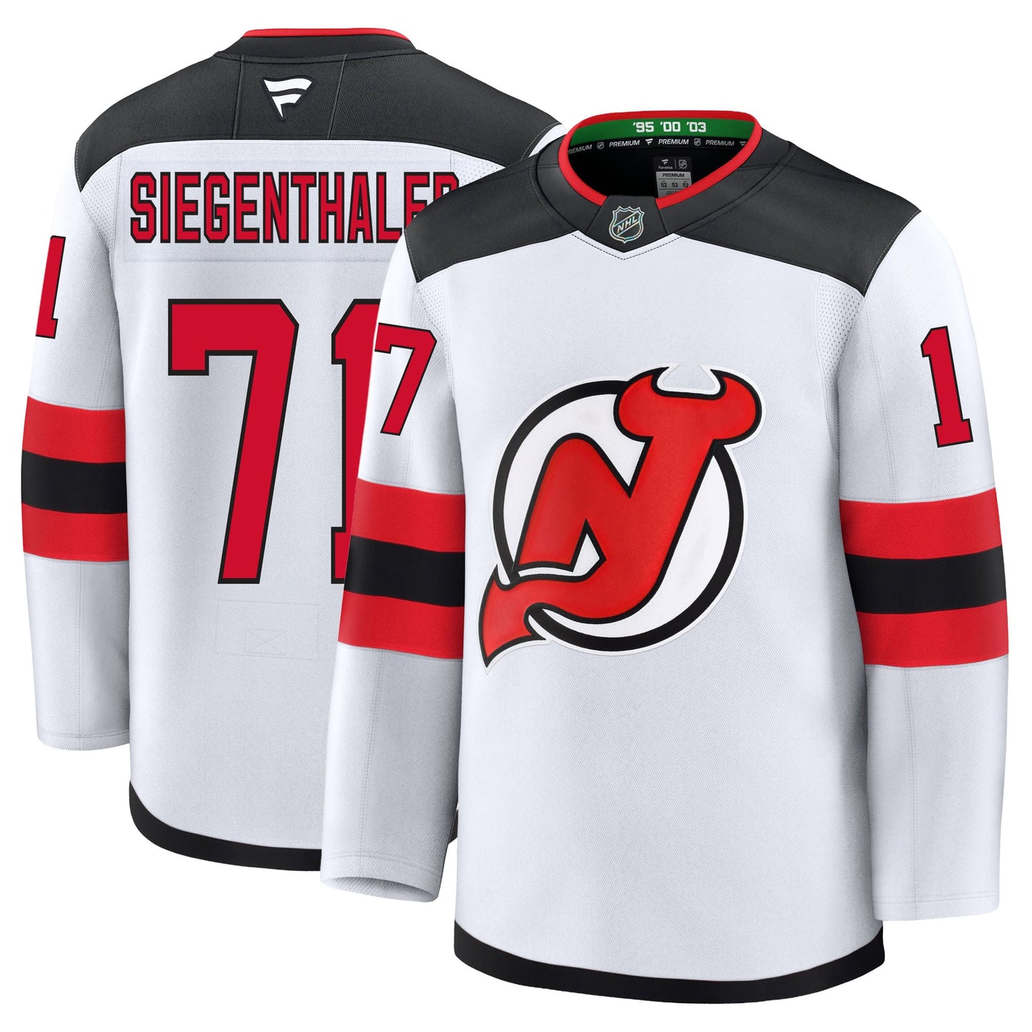 Jonas Siegenthaler New Jersey Devils Fanatics Premium Away Jersey