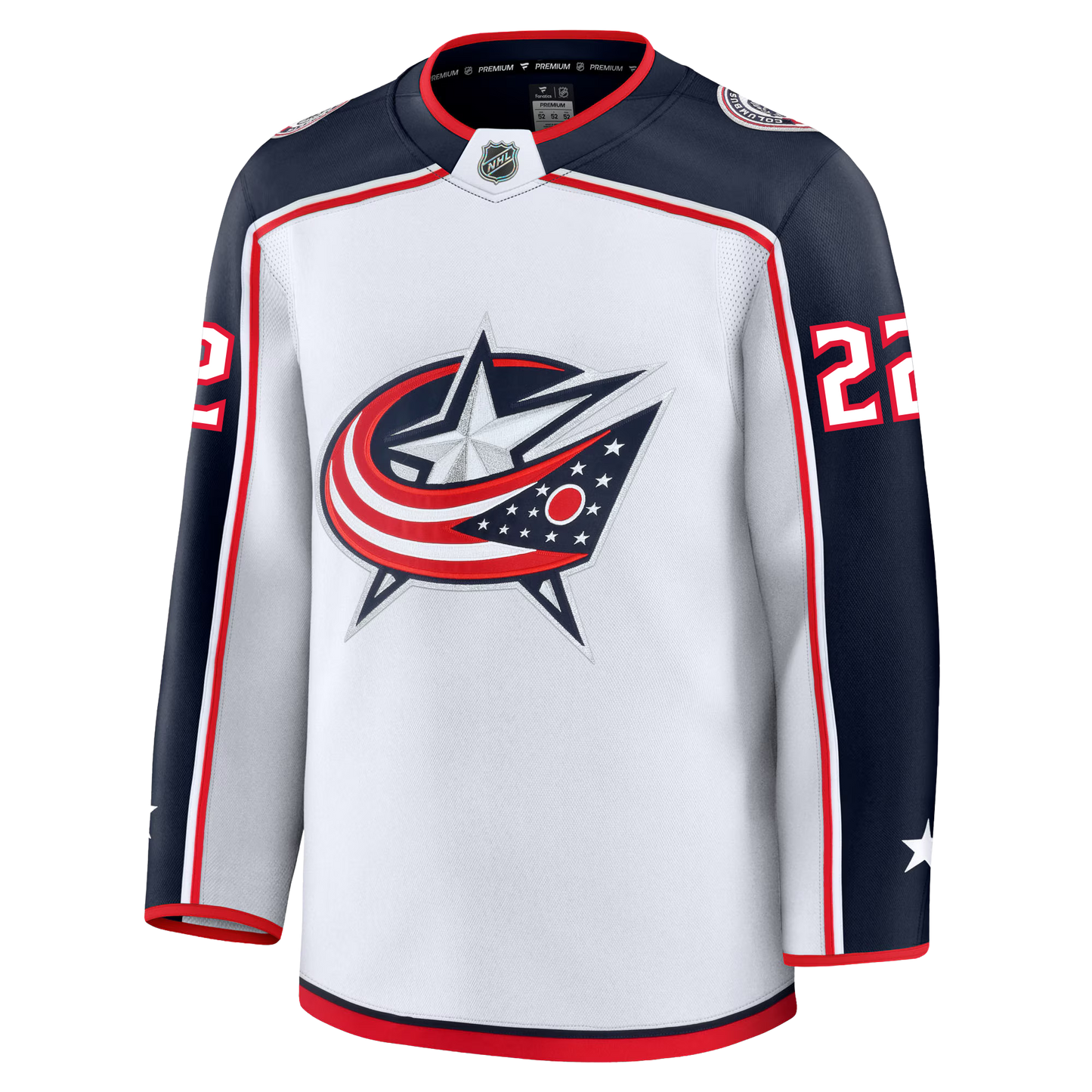Jordan Harris Columbus Blue Jackets Fanatics Premium Away Jersey