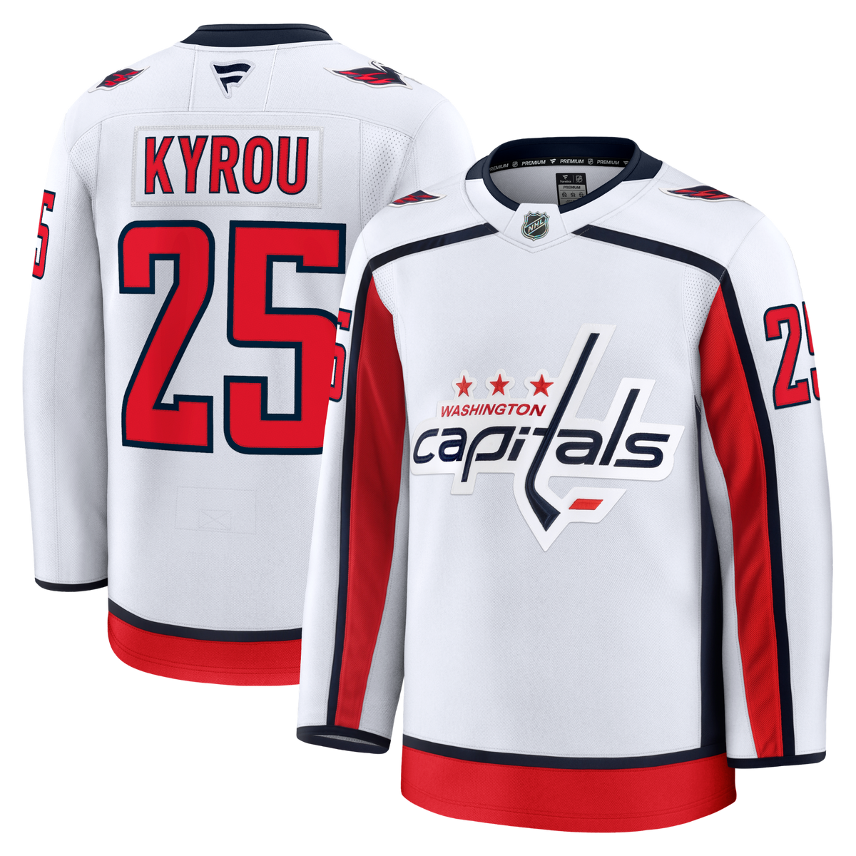 Jordan Kyrou Washington Capitals Fanatics Premium Away Jersey