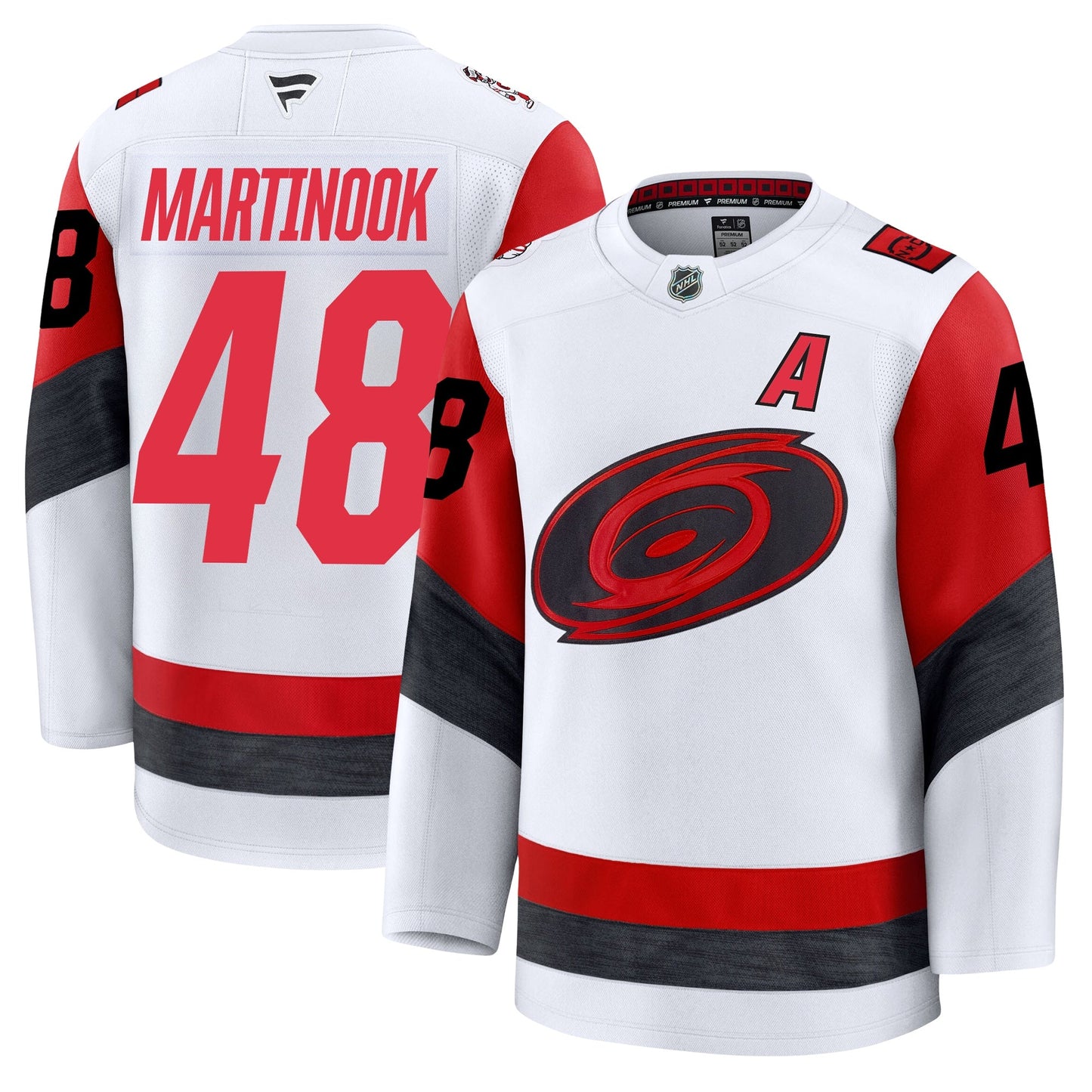 Jordan Martinook Carolina Hurricanes Fanatics Away Premium Jersey