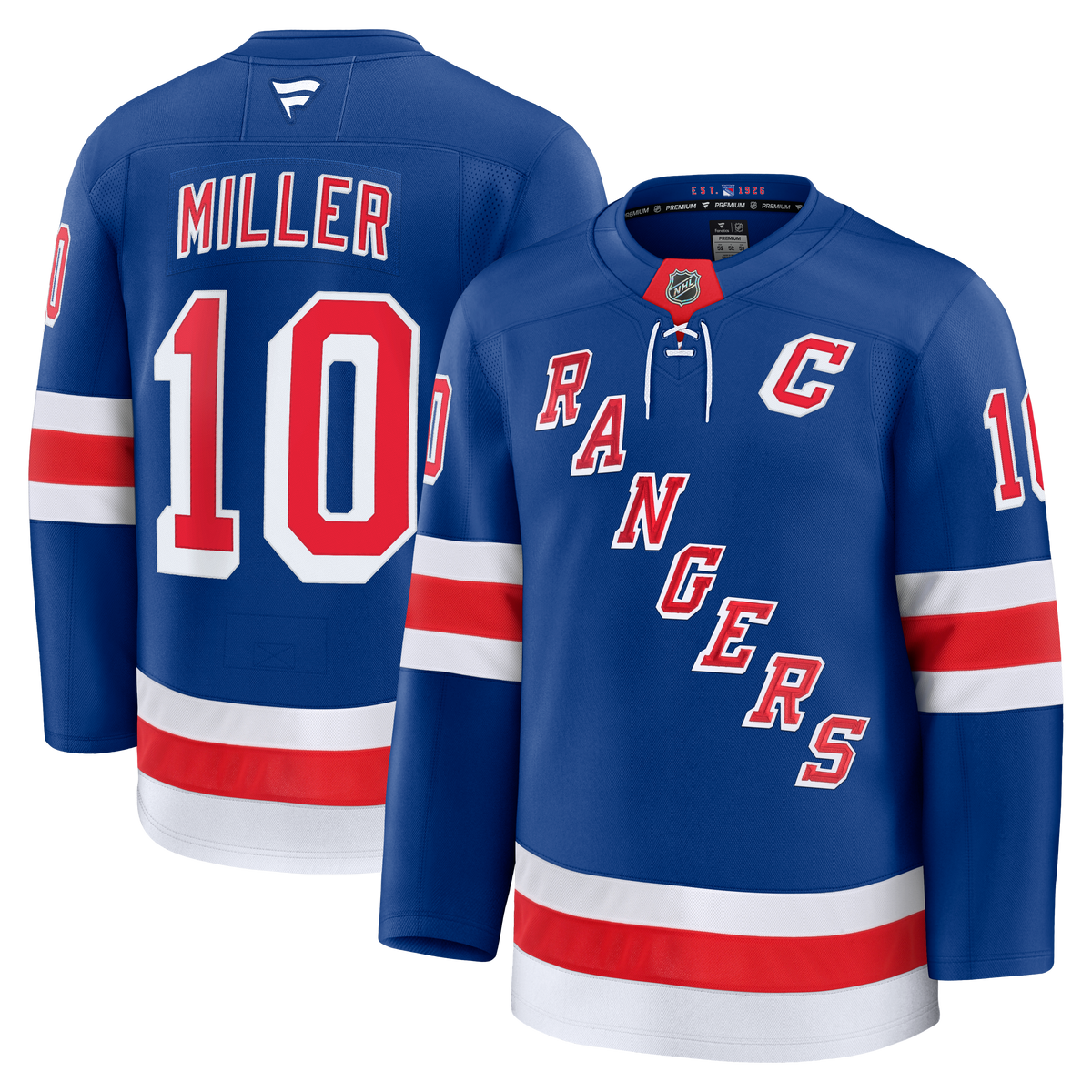 J.T. Miller New York Rangers Fanatics Premium Home Jersey