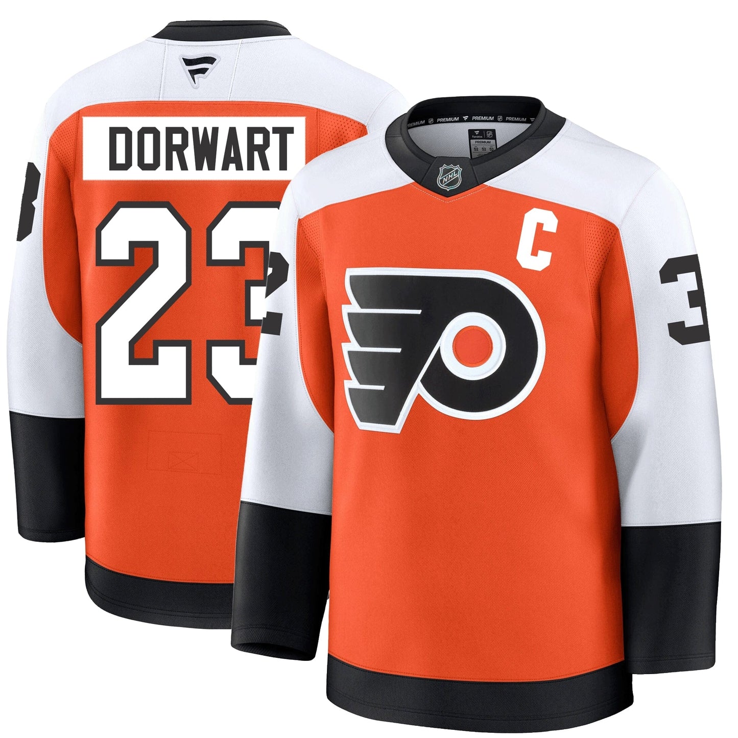 Karsen Dorwart Philadelphia Flyers Fanatics Premium Home Jersey