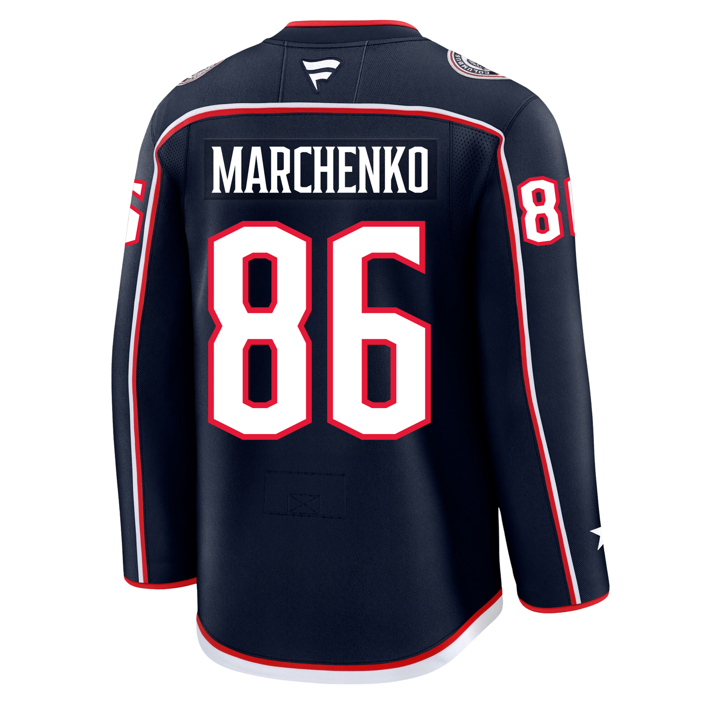 Kirill Marchenko Columbus Blue Jackets Fanatics Premium Home Jersey