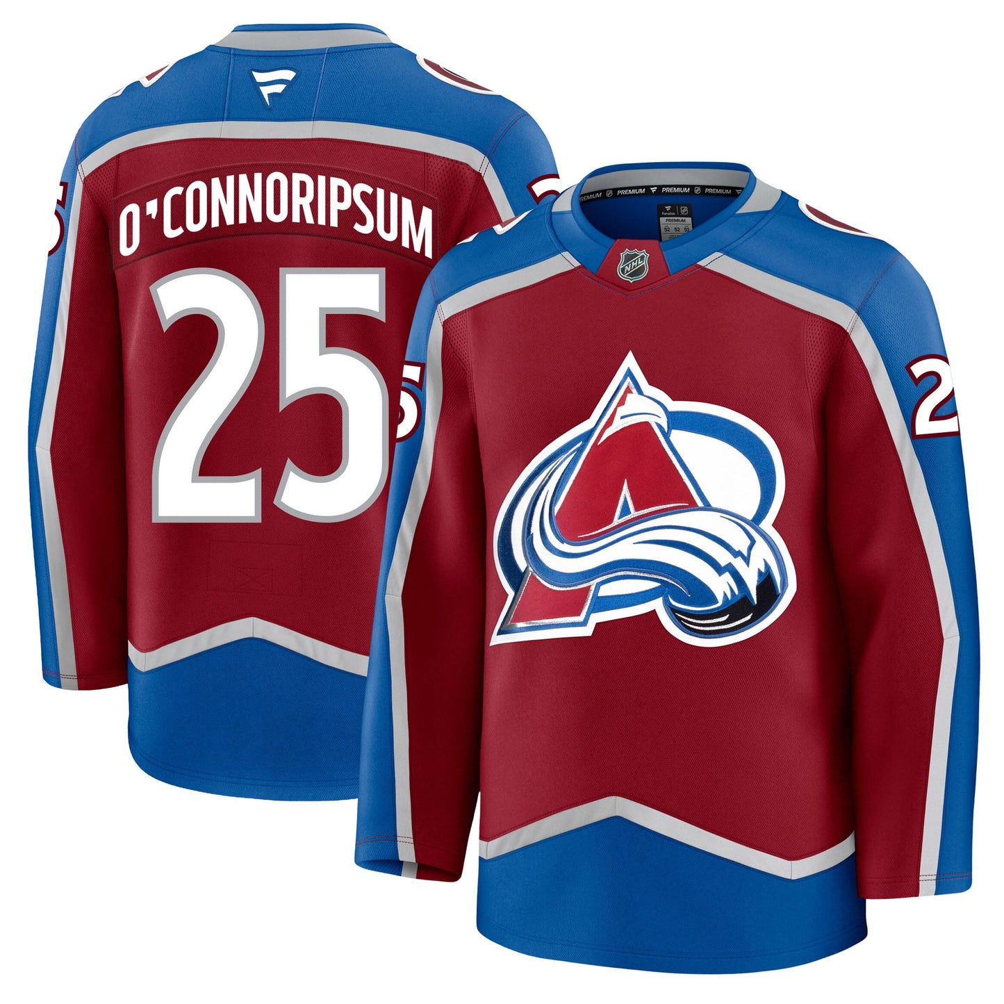 Logan O'Connor Colorado Avalanche Fanatics Premium Home Jersey