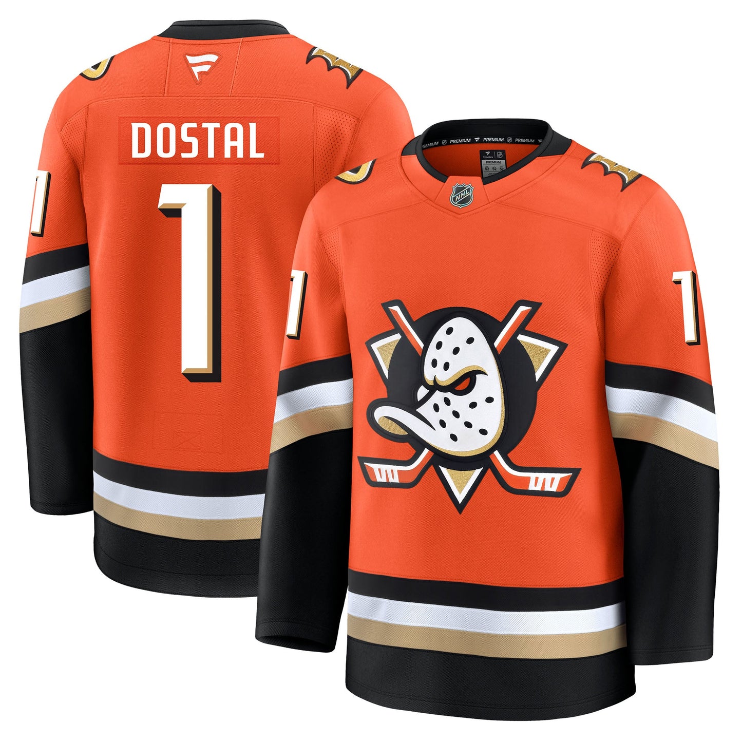 Lukas Dostal Anaheim Ducks Fanatics Premium Home Jersey