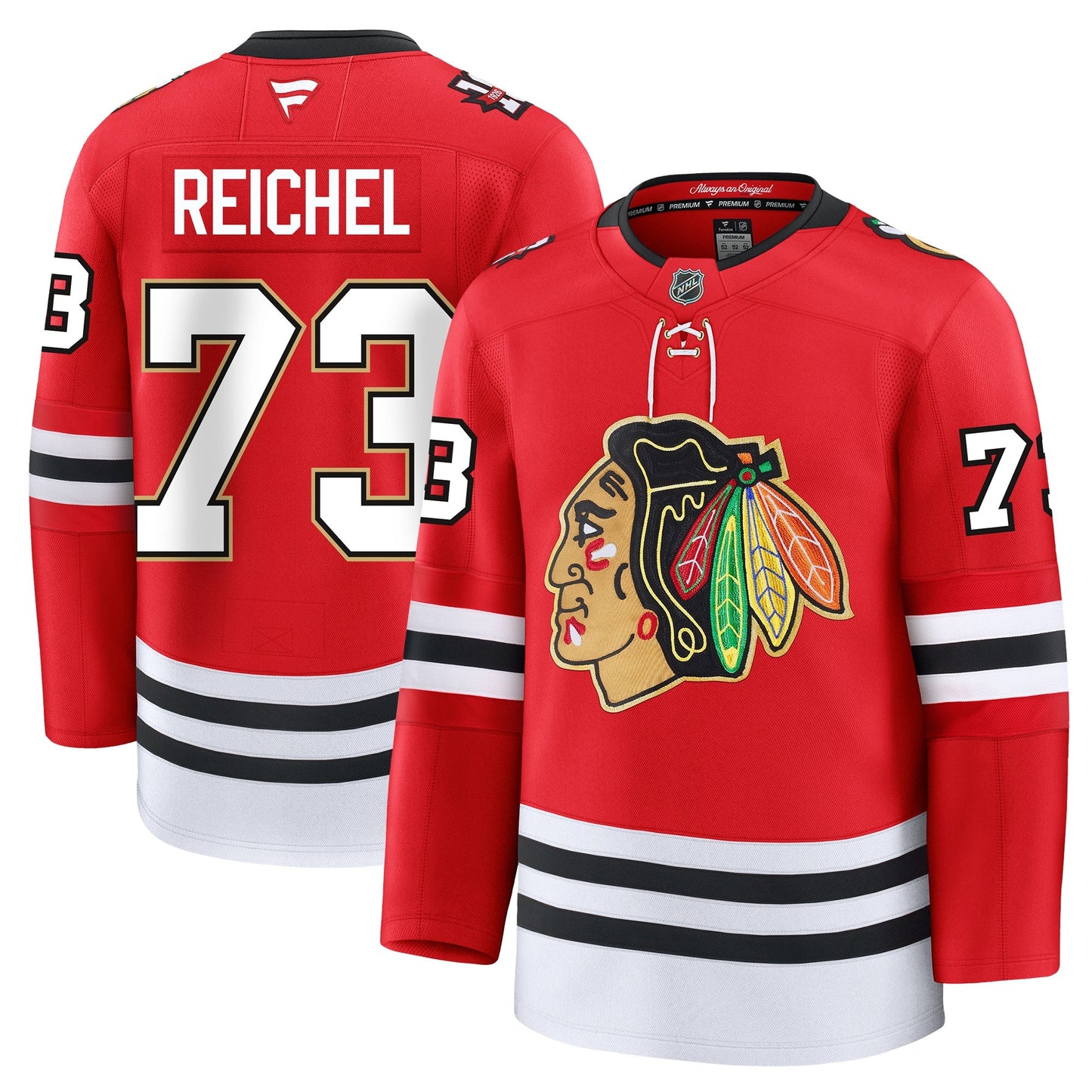 Lukas Reichel Chicago Blackhawks Fanatics Centennial Premium Jersey