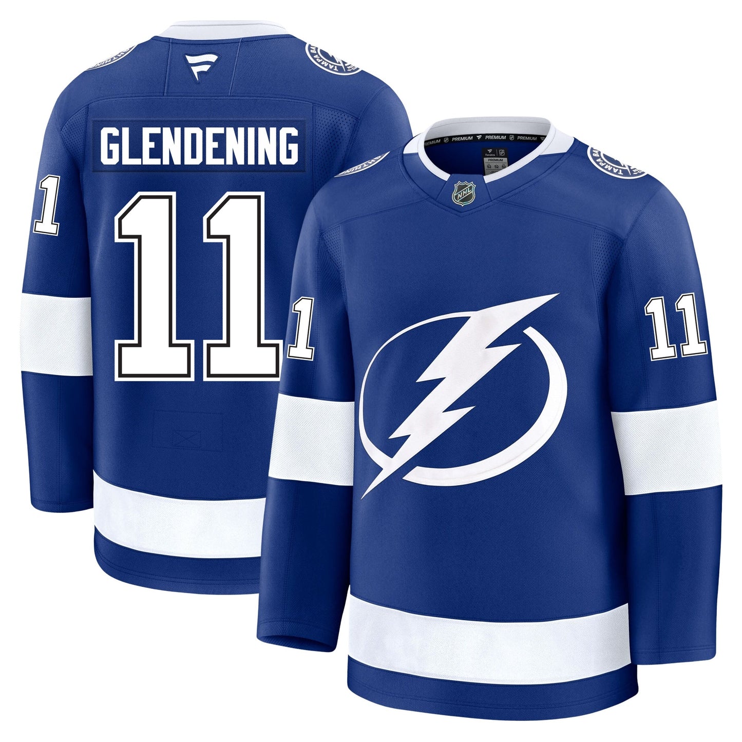 Luke Glendening Tampa Bay Lightning Fanatics Premium Home Jersey