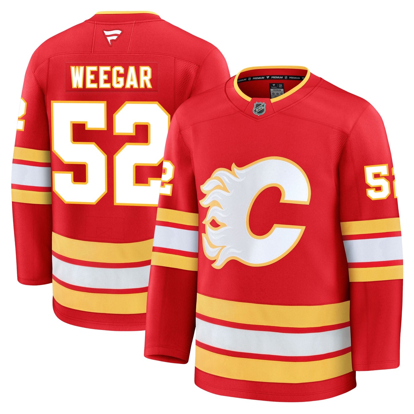 Mackenzie Weegar Calgary Flames Fanatics Premium Home Jersey