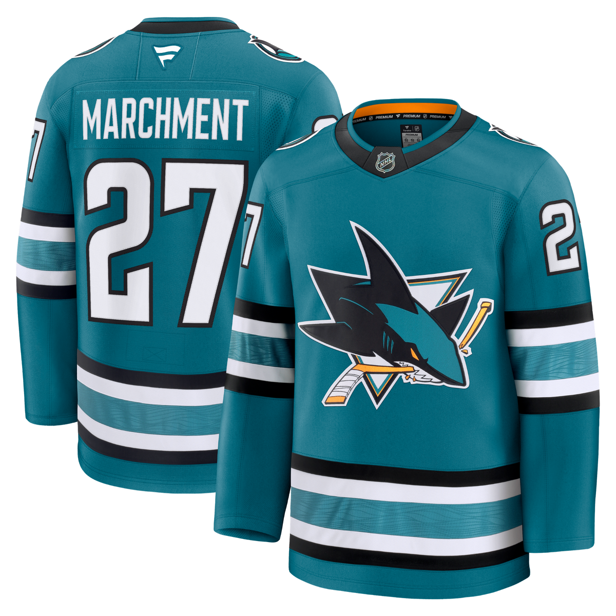 Mason Marchment San Jose Sharks Fanatics Premium Home Jersey