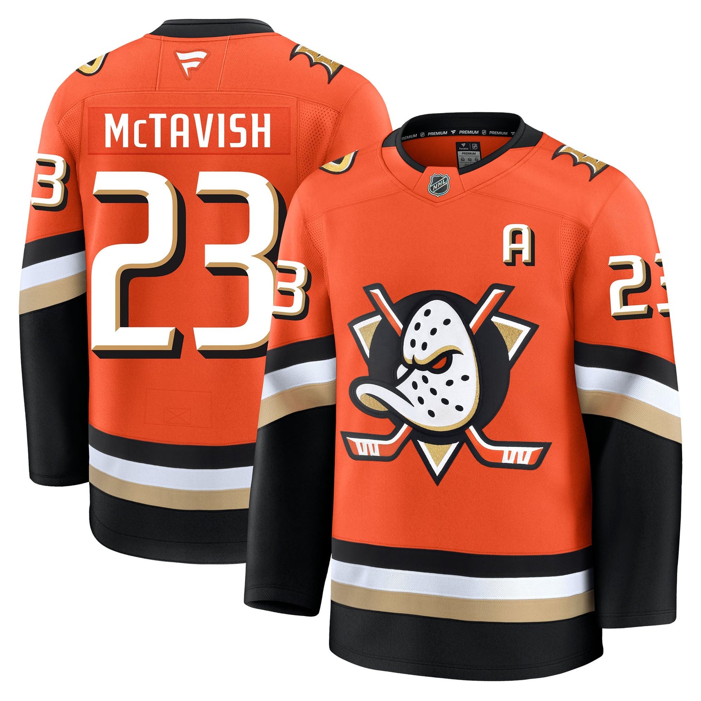 Mason Mctavish Anaheim Ducks Fanatics Premium Home Jersey