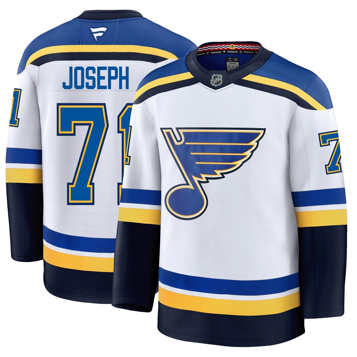 Mathieu Joseph St. Louis Blues Fanatics Premium Away Jersey