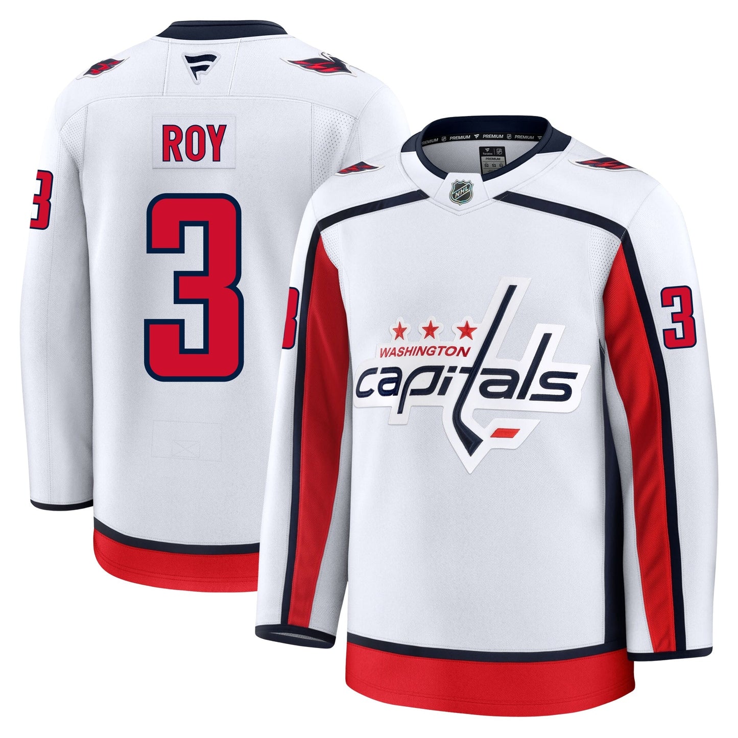 Matt Roy Washington Capitals Fanatics Premium Away Jersey