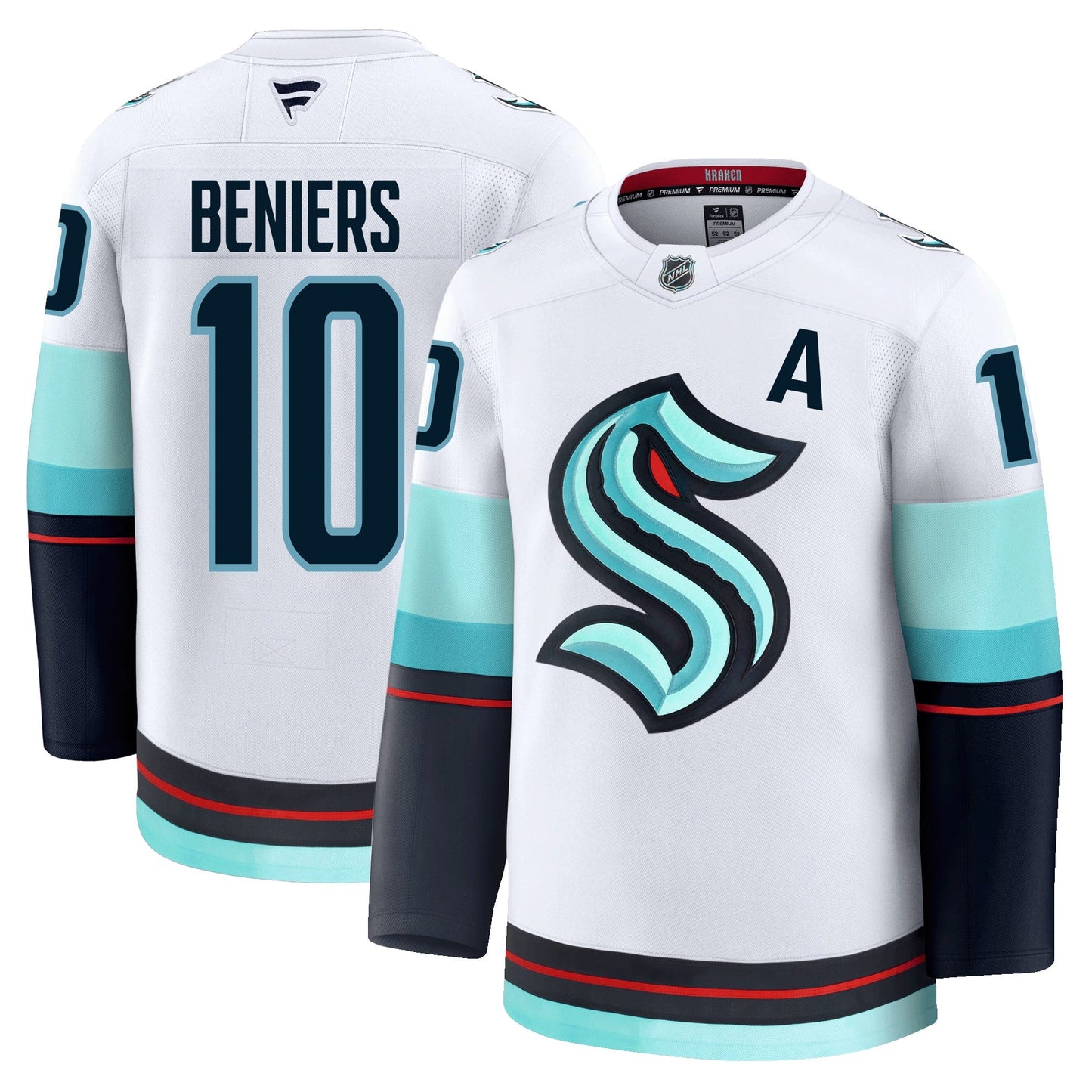 Matty Beniers Seattle Kraken Fanatics Premium Away Jersey