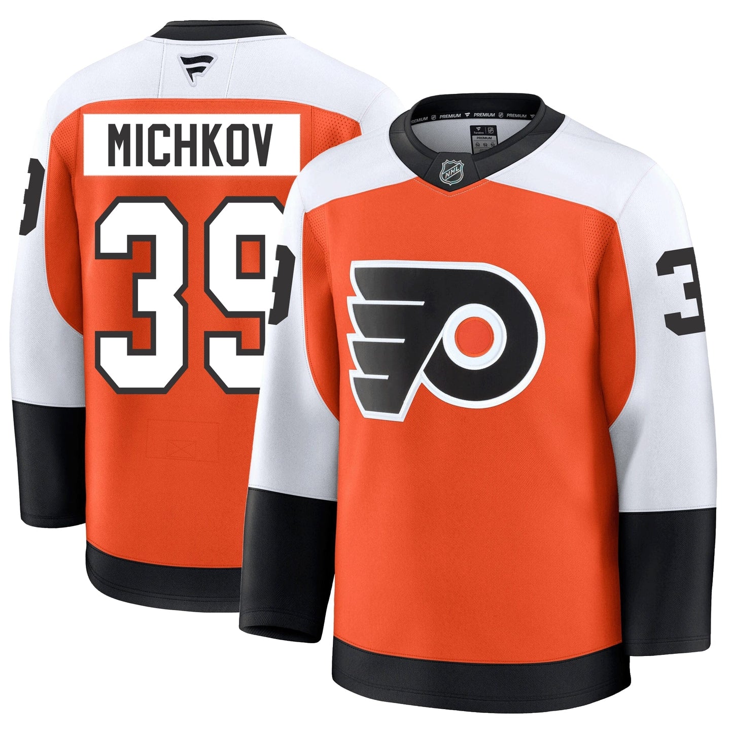 Matvei Michkov Philadelphia Flyers Fanatics Premium Home Jersey