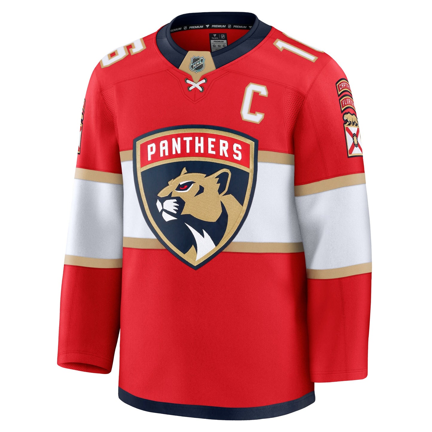 Aleksander Barkov Florida Panthers Fanatics Red Home Premium Jersey