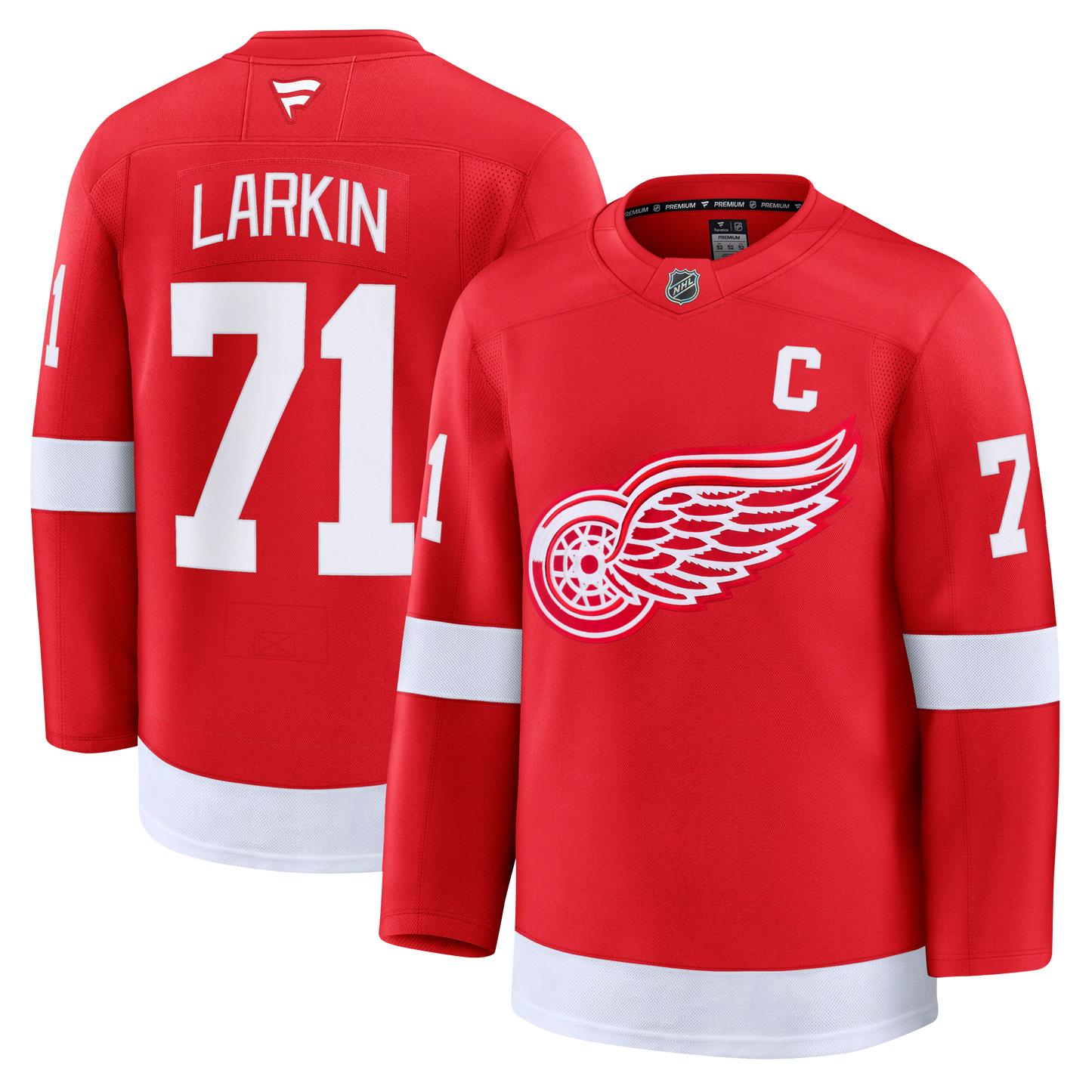 Dylan Larkin Detroit Red Wings 2024 Fanatics Premium Official NHL HOME Jersey