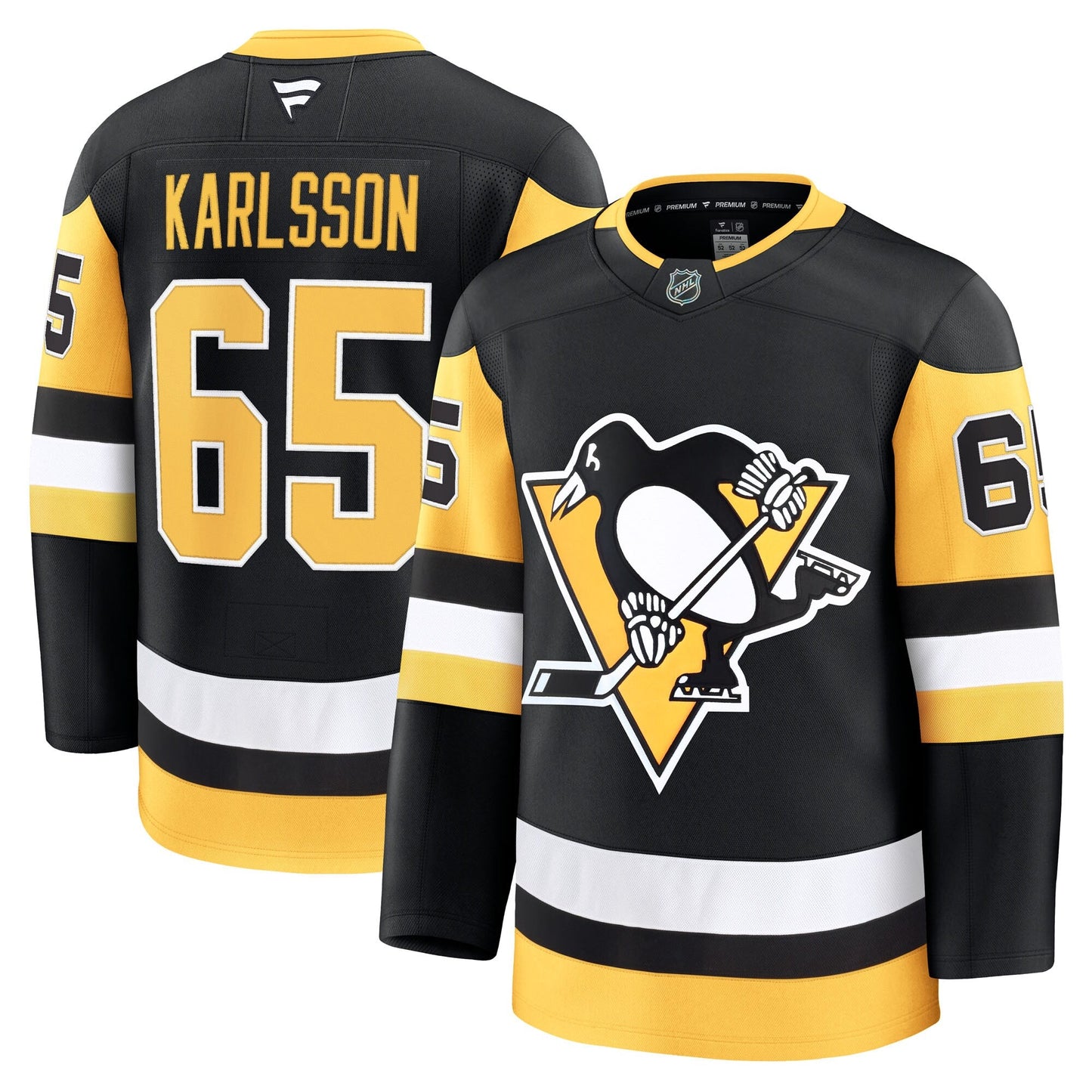 Erik Karlsson Pittsburgh Penguins 2024 Fanatics Premium Official NHL HOME Jersey
