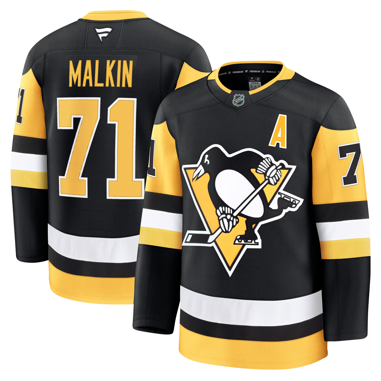 Evgeni Malkin Pittsburgh Penguins 2024 Fanatics Premium Official NHL HOME Jersey