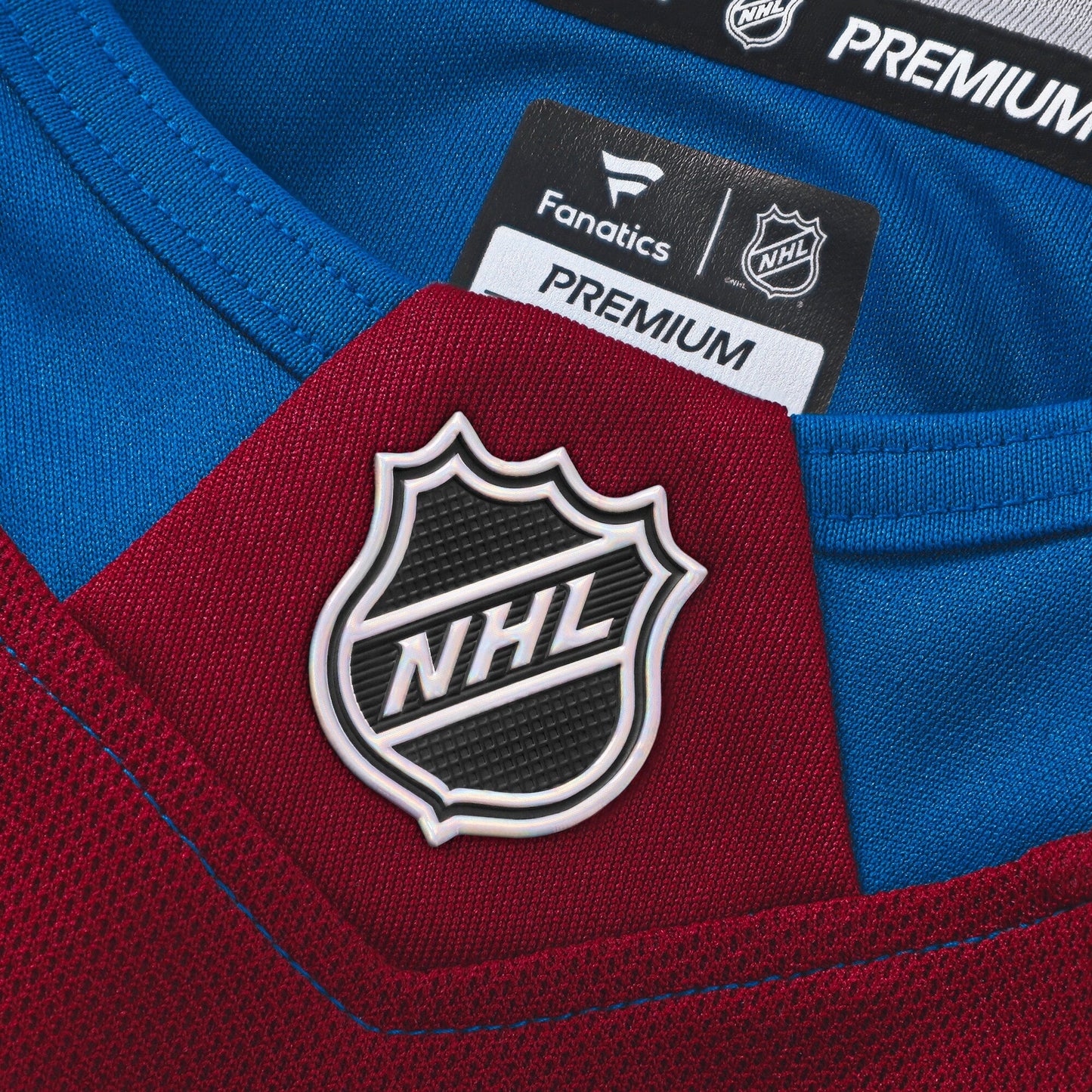 Nathan MacKinnon Colorado Avalanche 2024 Fanatics Premium Official HOME NHL Jersey