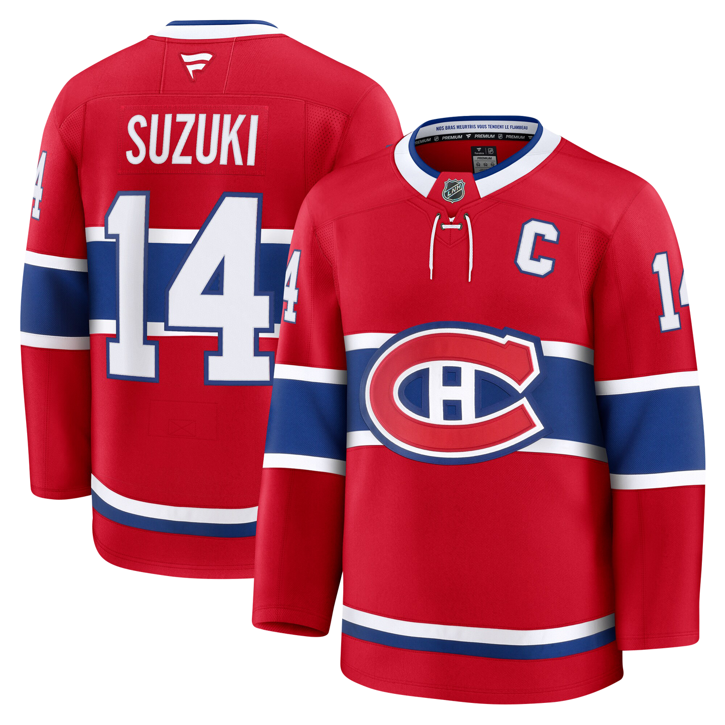 Nick Suzuki Montreal Canadiens Fanatics Premium Home Jersey