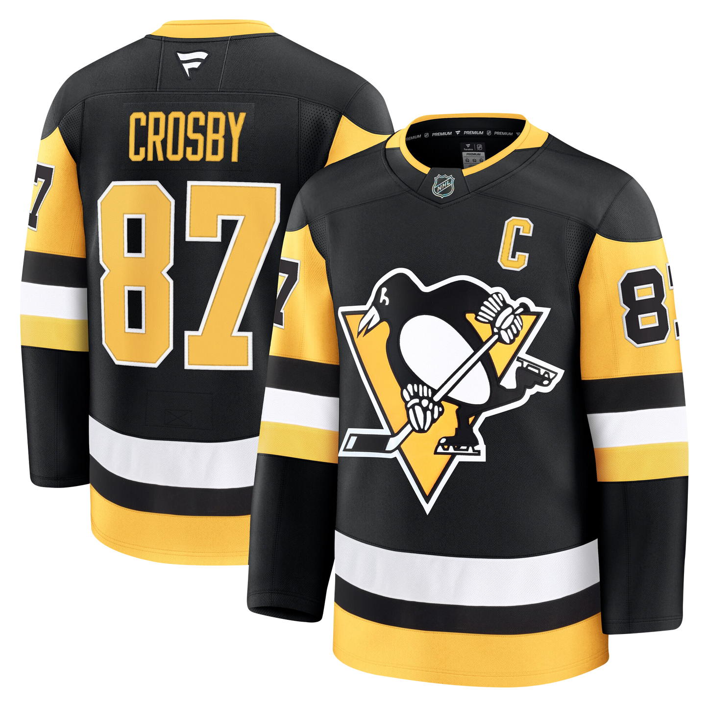 Sidney Crosby Pittsburgh Penguins Fanatics Premium Home Jersey