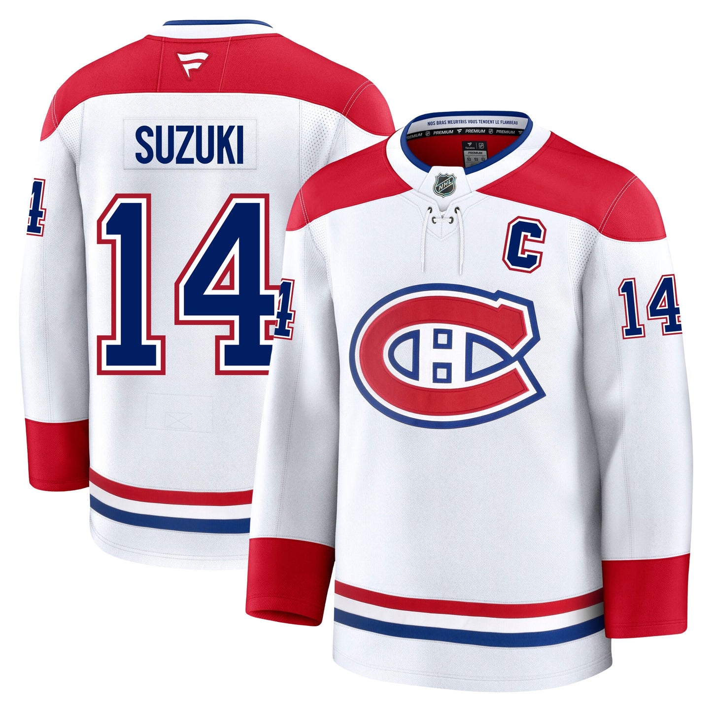 Nick Suzuki Montreal Canadiens Fanatics Premium Away Jersey