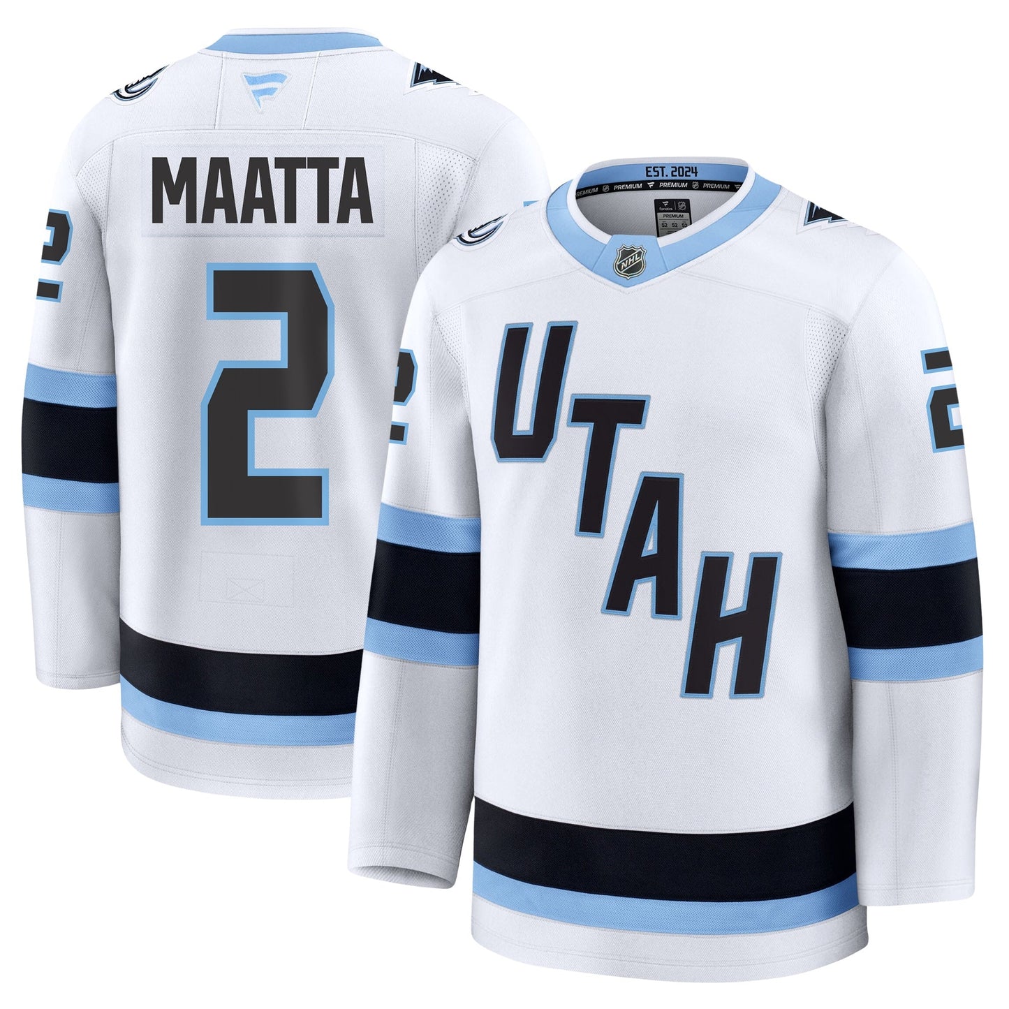 Olli Määttä Utah Mammoth Fanatics Away Premium Jersey