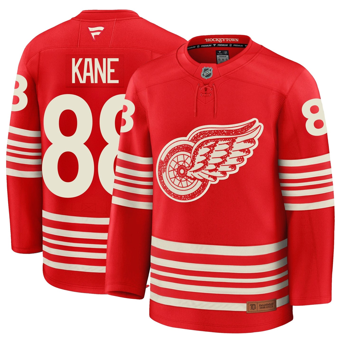 Patrick Kane Detroit Red Wings Fanatics Centennial Premium Jersey