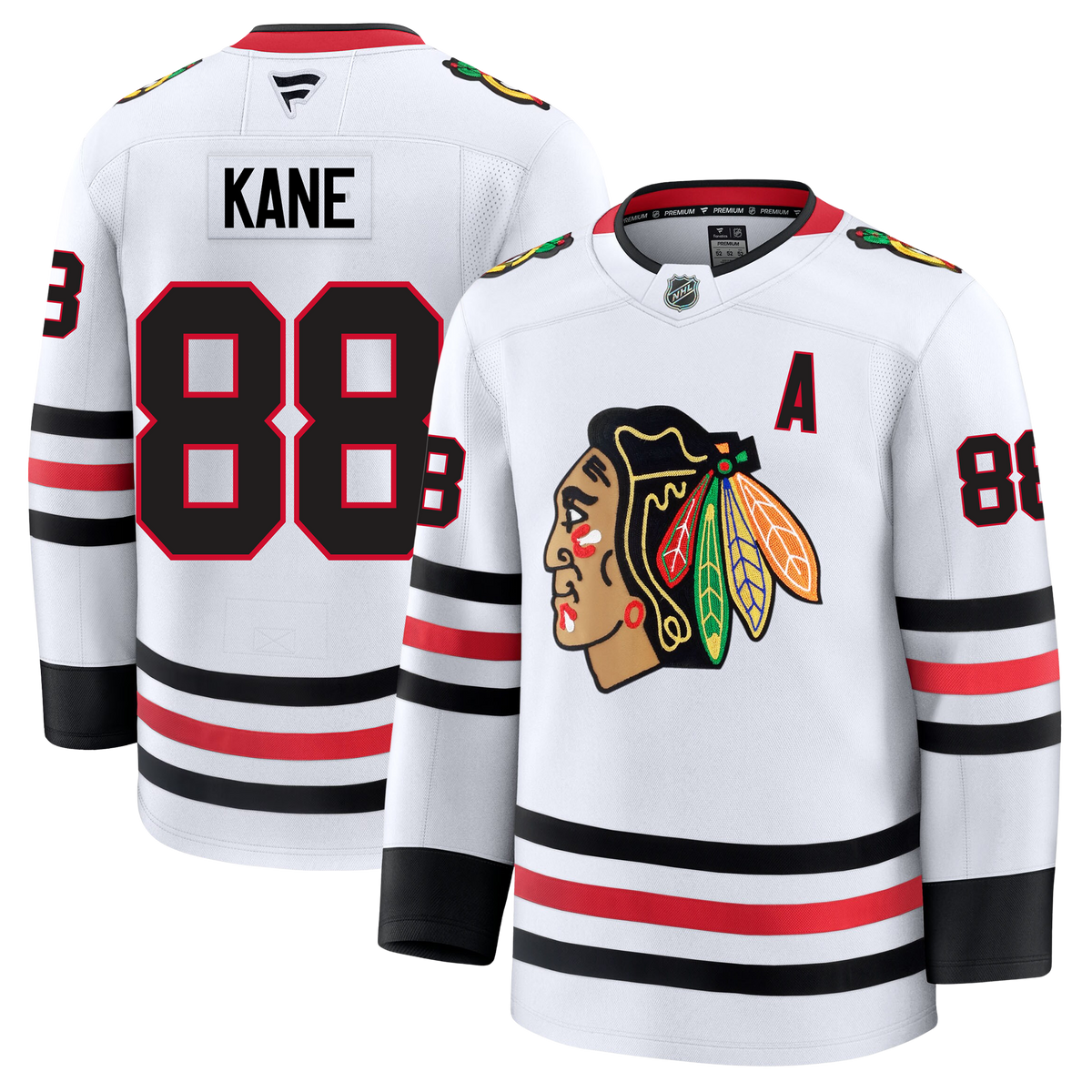 Patrick Kane Chicago Blackhawks Fanatics Premium Away Jersey