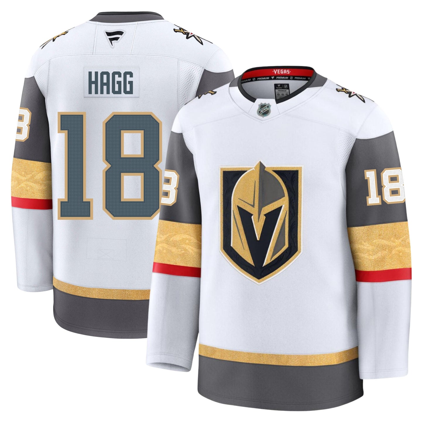 Robert Hagg Vegas Golden Knights Fanatics Premium Away Jersey