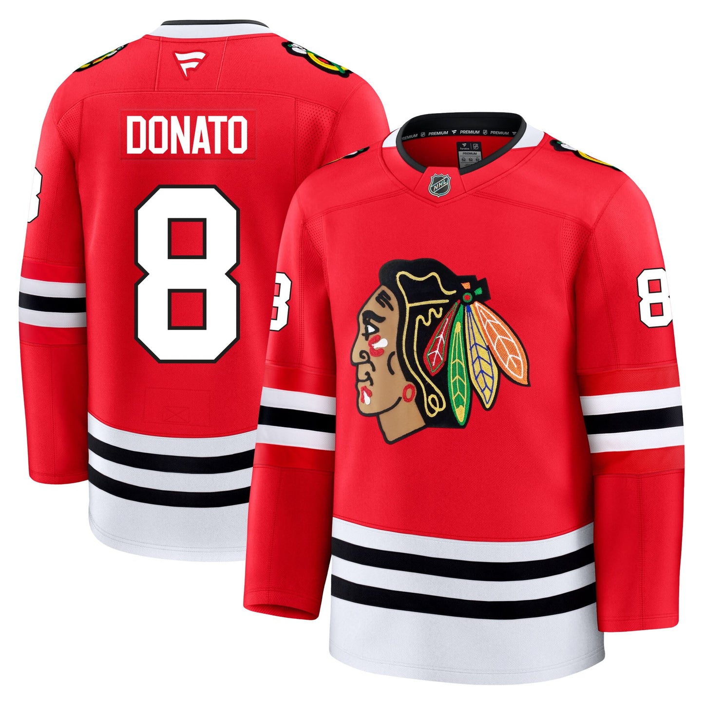 Ryan Donato Chicago Blackhawks Fanatics Premium Home Jersey