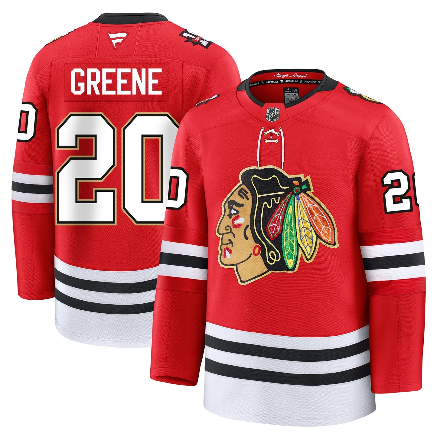 Ryan Greene Chicago Blackhawks Fanatics Centennial Premium Jersey