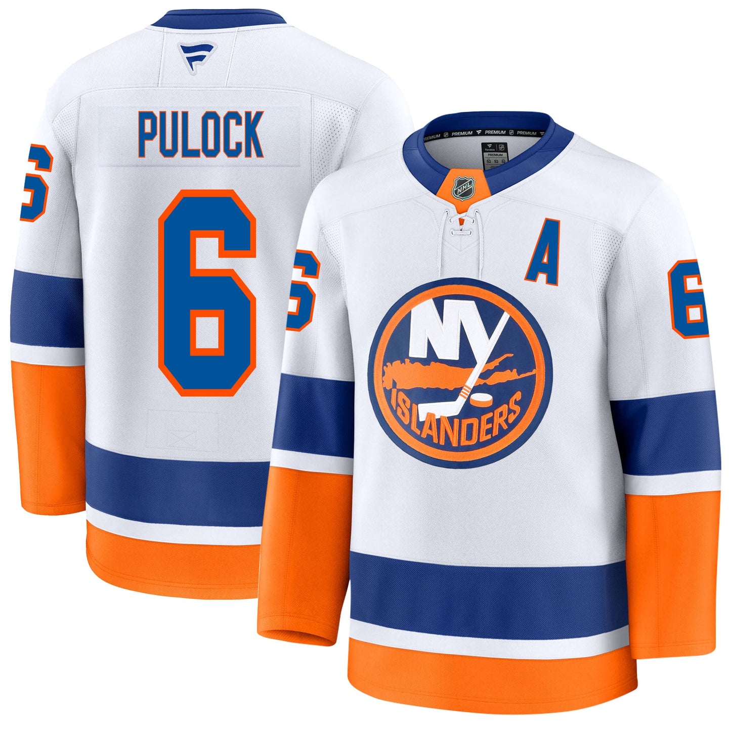 Ryan Pulock New York Islanders Fanatics Premium Away Jersey
