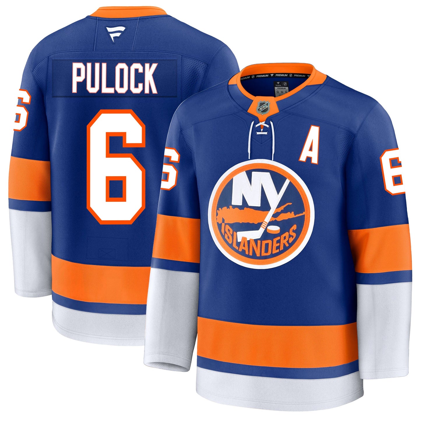 Ryan Pulock New York Islanders Fanatics Premium Home Jersey