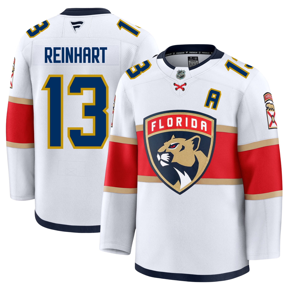 Sam Reinhart Florida Panthers Fanatics Premium Away Jersey