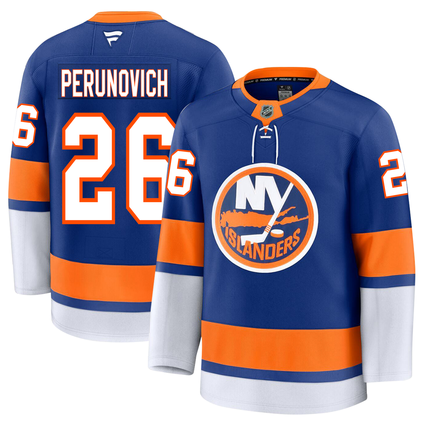 Scott Perunovich New York Islanders Fanatics Premium Home Jersey