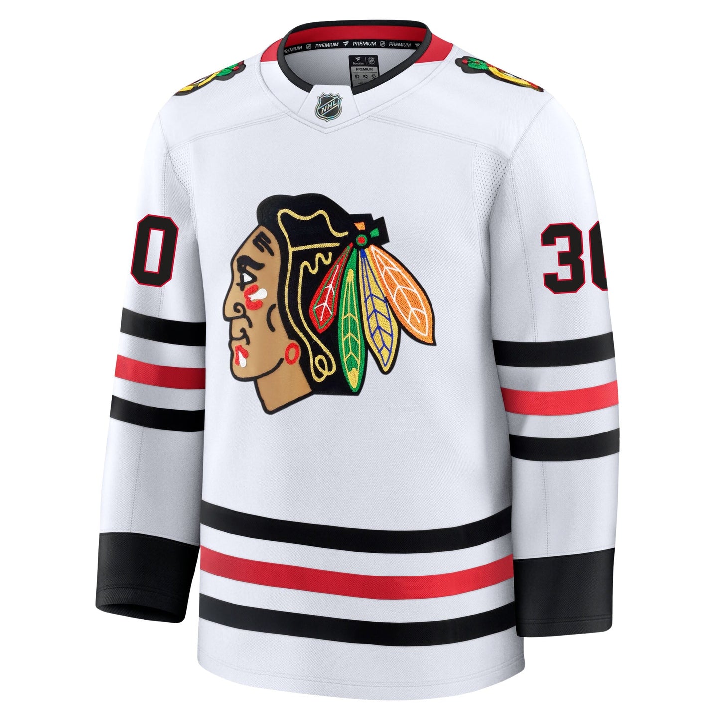Spencer Knight Chicago Blackhawks Fanatics Premium Away Jersey