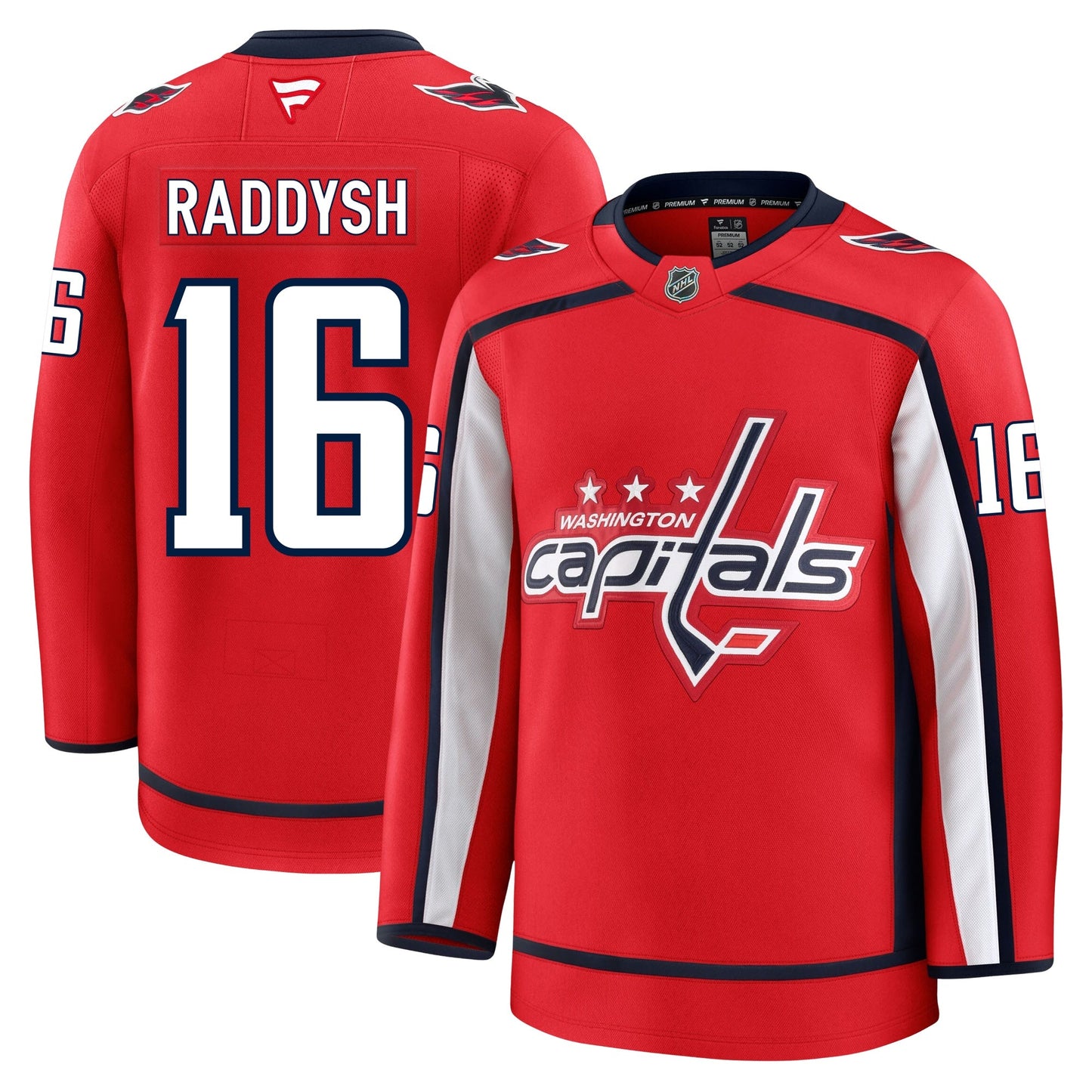 Taylor Raddysh Washington Capitals Fanatics Premium Home Jersey