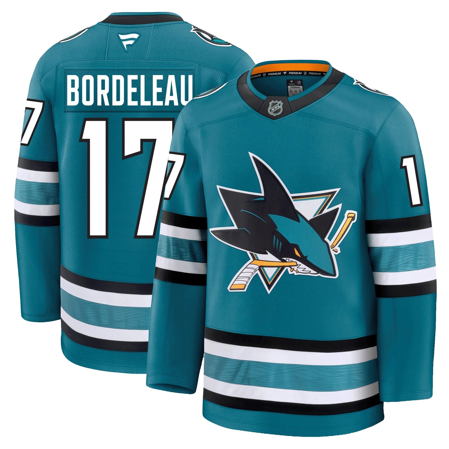 Thomas Bordeleau San Jose Sharks Fanatics Premium Home Jersey