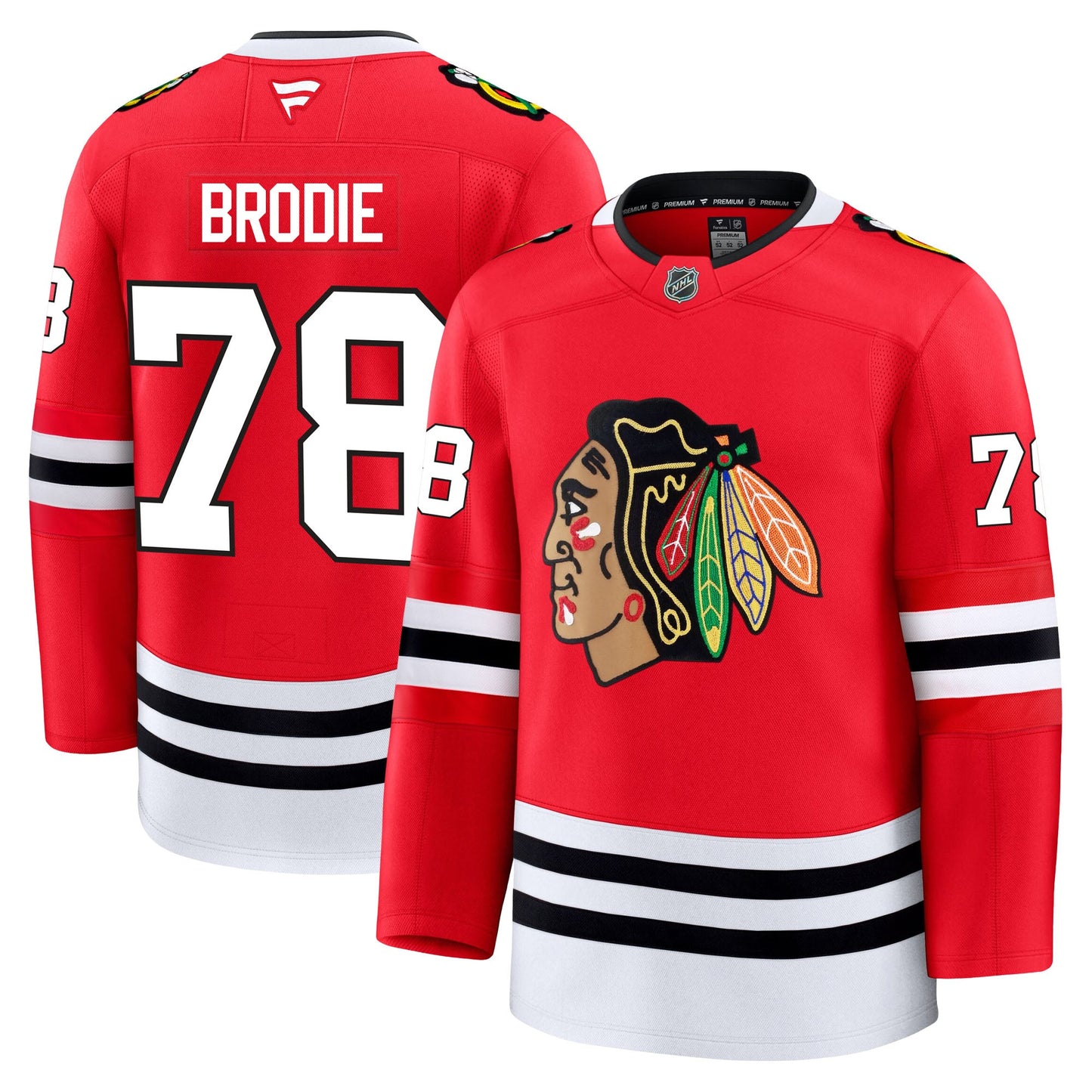 Tj Brodie Chicago Blackhawks Fanatics Premium Home Jersey