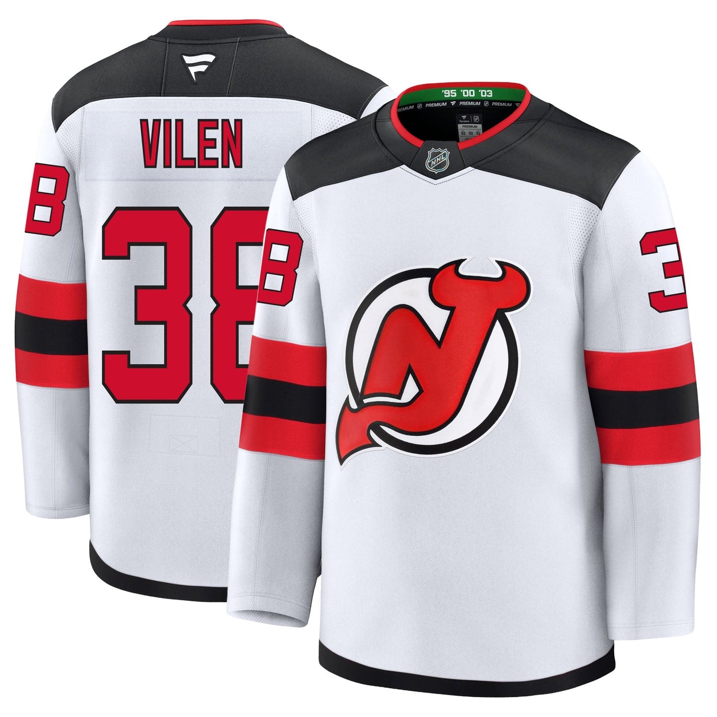 Topias Vilen New Jersey Devils Fanatics Premium Away Jersey