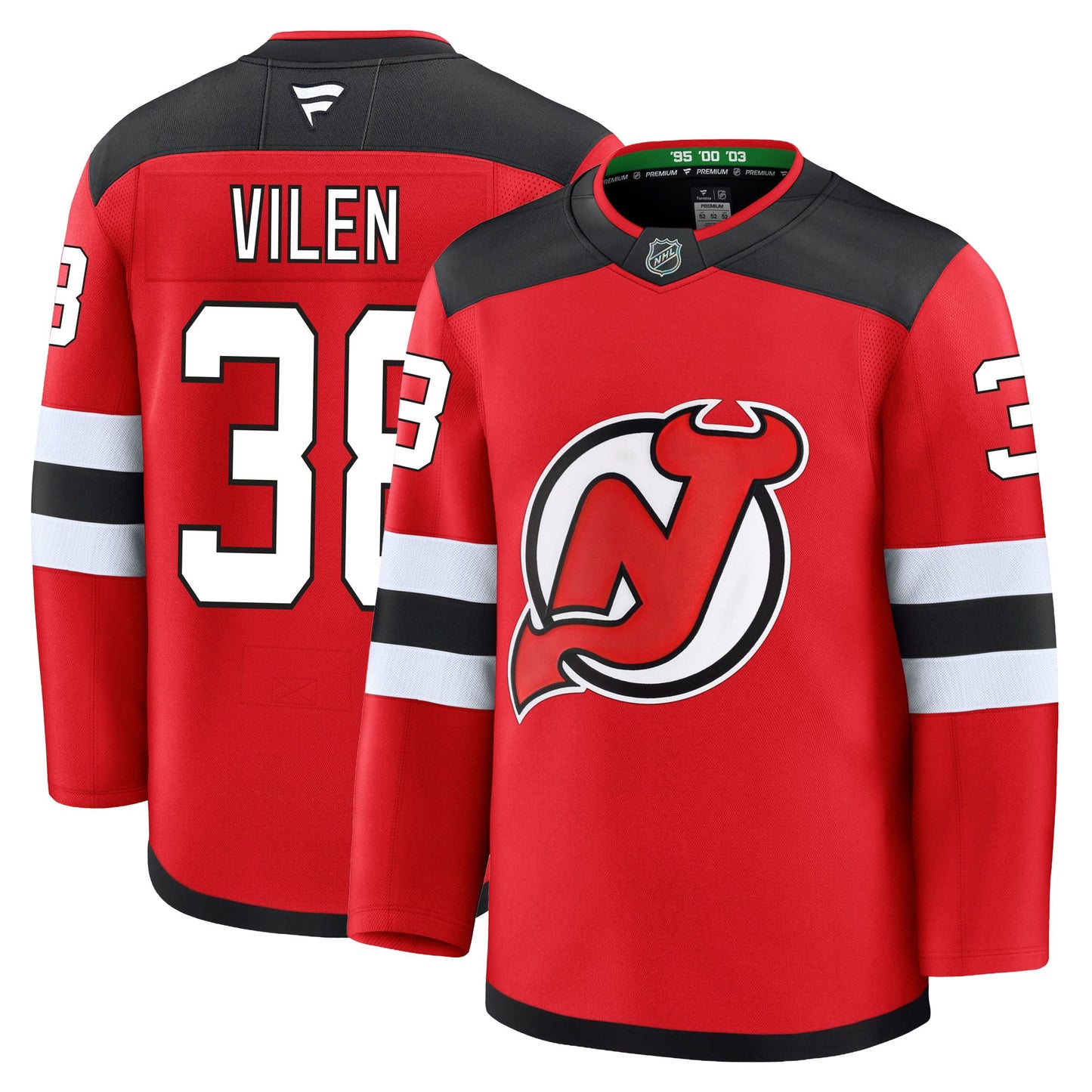 Topias Vilen New Jersey Devils Fanatics Premium Home Jersey
