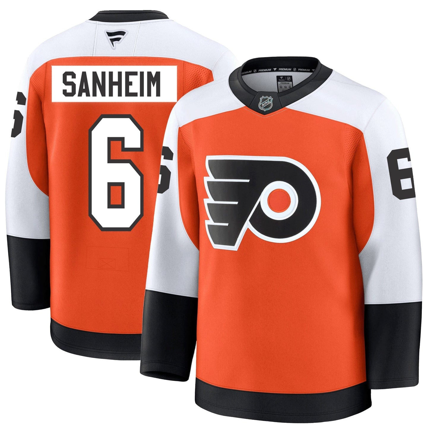Travis Sanheim Philadelphia Flyers Fanatics Premium Home Jersey