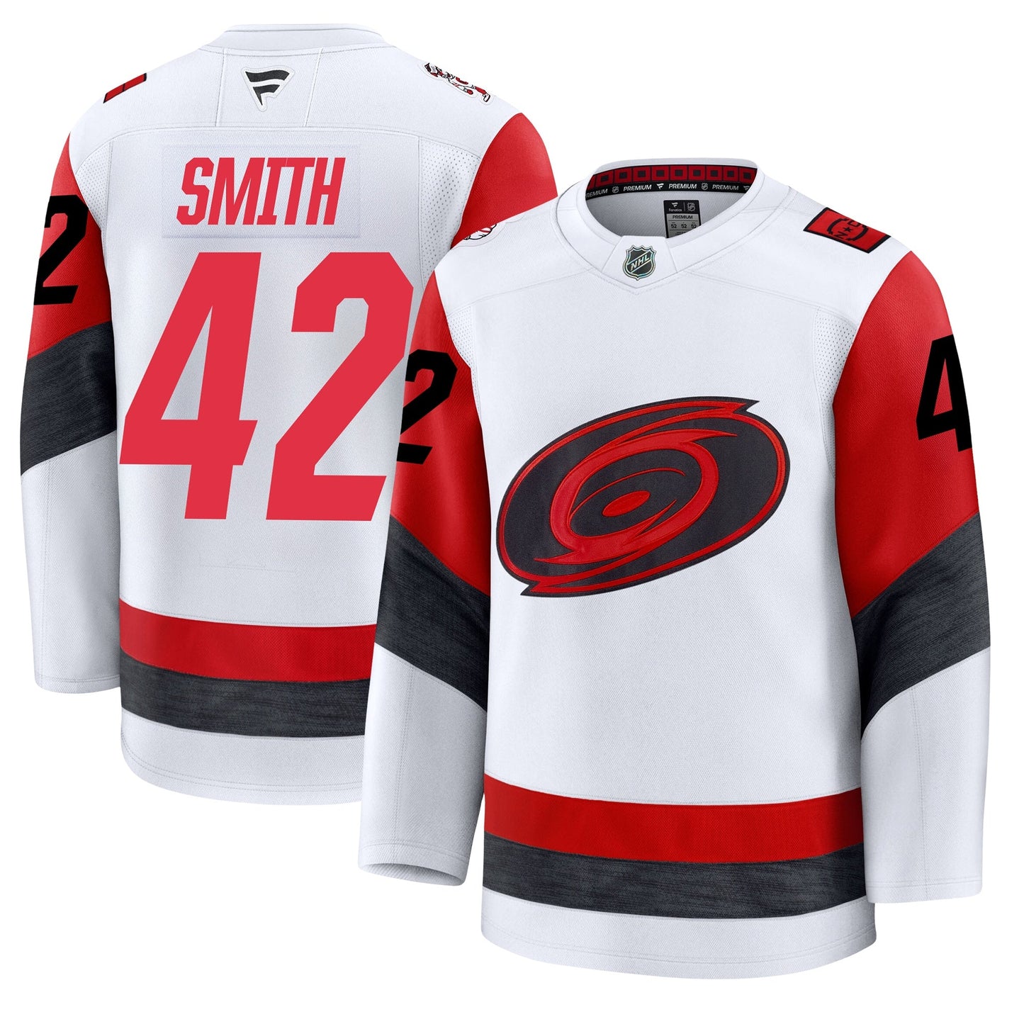 Ty Smith Carolina Hurricanes Fanatics Away Premium Jersey