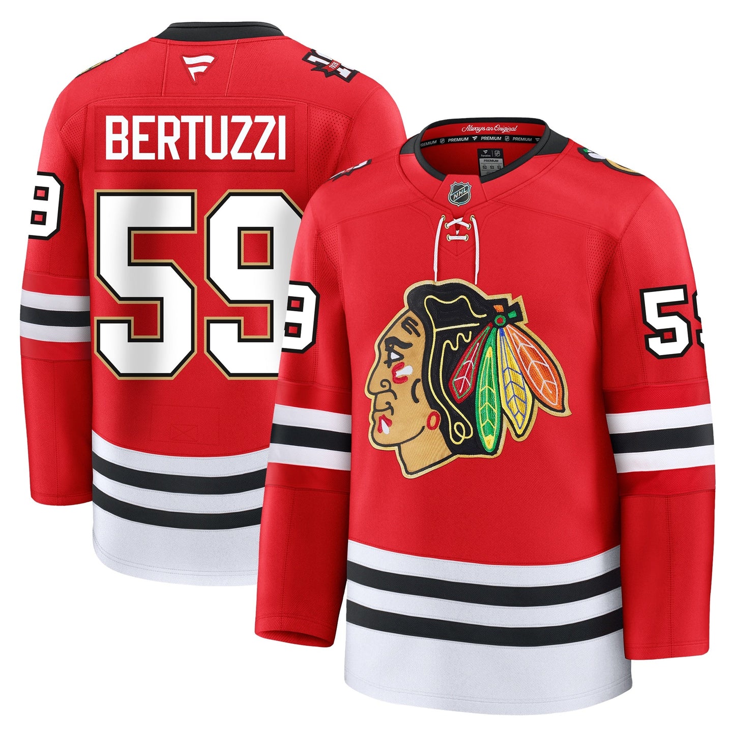 Tyler Bertuzzi Chicago Blackhawks Fanatics Centennial Premium Jersey