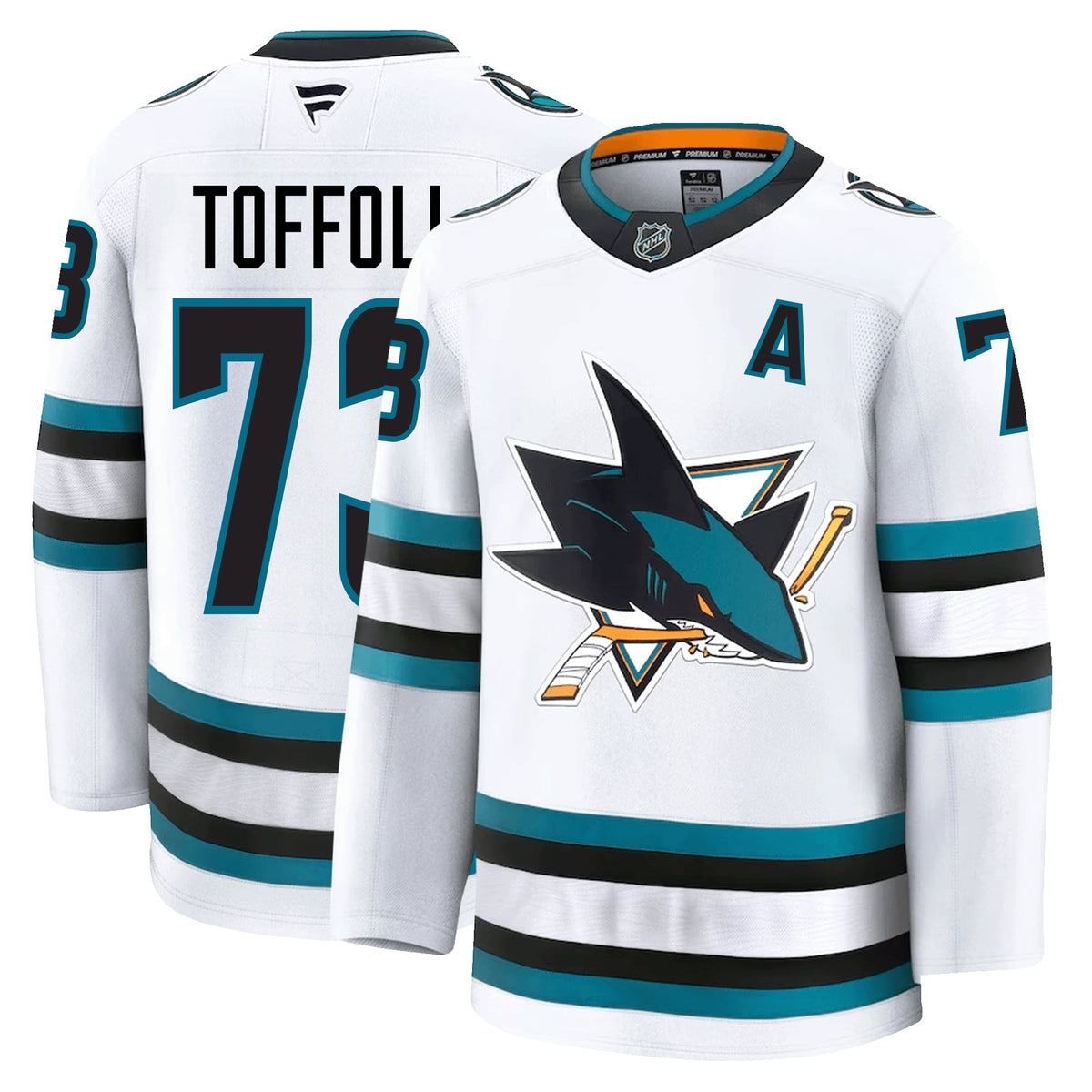 Tyler Toffoli San Jose Sharks Fanatics Premium Away Jersey