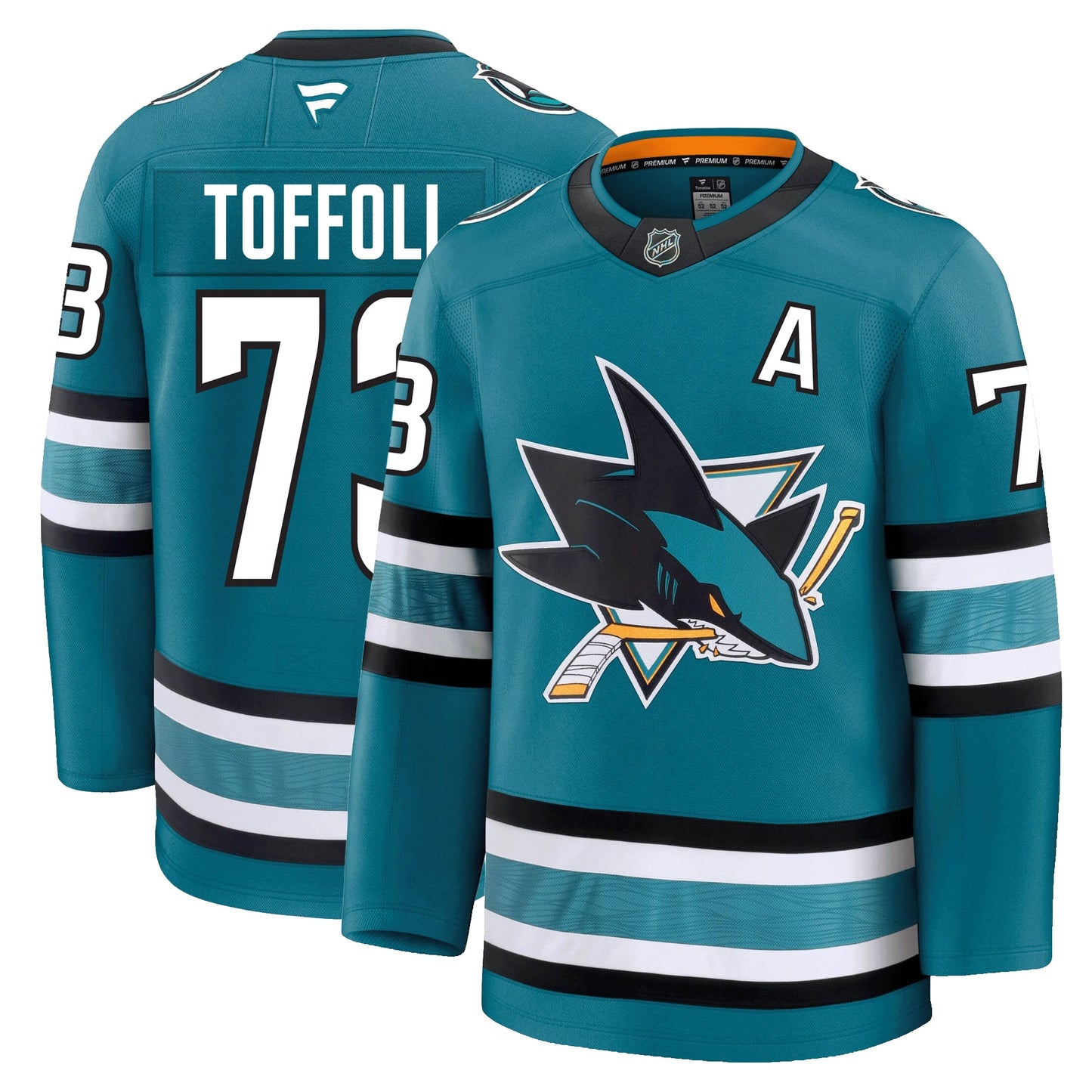 Tyler Toffoli San Jose Sharks Fanatics Premium Home Jersey